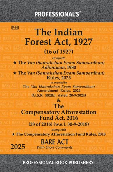 Forest Act 1927 as amended by Jan Vishwas (Amendment of Provisions) Act 2023 alongwith Van (Sanrakshan Evam Samvardhan) Adhiniyam 1980