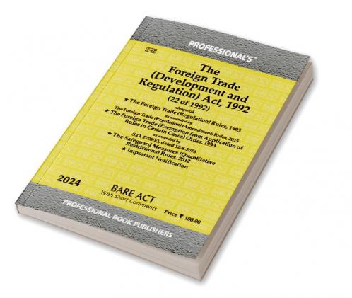 Foreign Trade (Development and Regulation) Act 1992 alongwith Foreign Trade (Regulation) Rules 1993