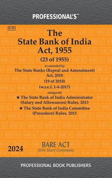 State Bank of India Act 1955 as amended by State Banks (Repeal and Amendment)