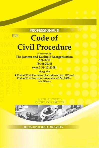 Code of Civil Procedure as amended by Jammu and Kashmir Reorganisation