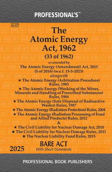 Atomic Energy Act 1962 alongwith Rules