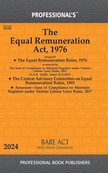 Equal Remuneration Act 1976 Alongwith Equal Remuneration Rules 1976