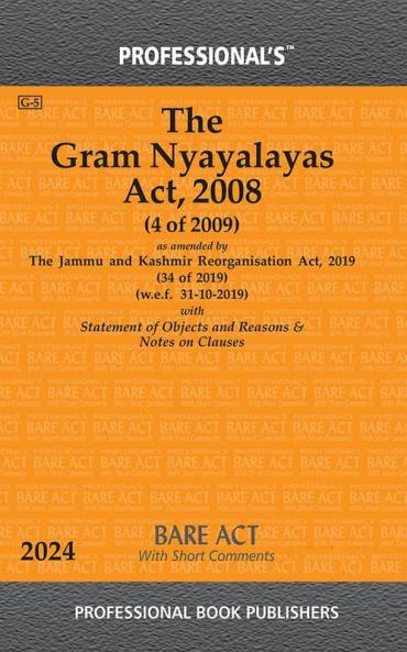 Gram Nyayalayas Act 2008 as amended by Jammu and Kashmir Reorganisation Act 2019