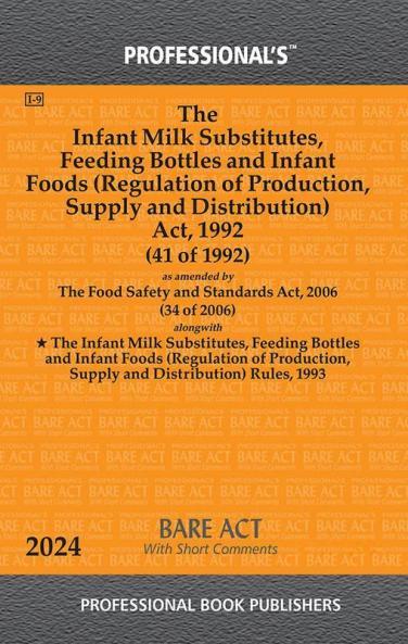 Infant Milk Substitutes Feeding Bottles and Infant Foods (Regulation of Production Supply and Distribution) Act 1992