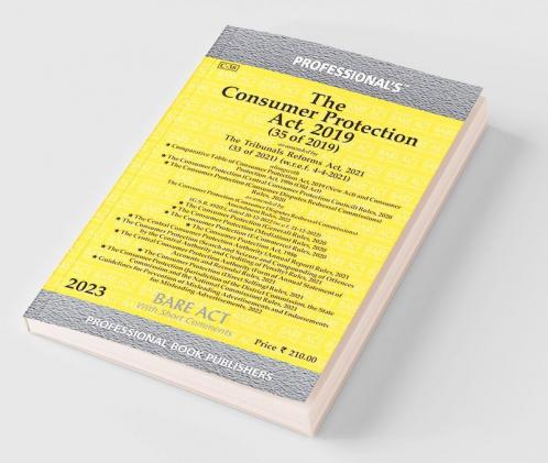 Consumer Protection Act 2019 as amended by Mediation Act 2023 alongwith Rules & Regulations