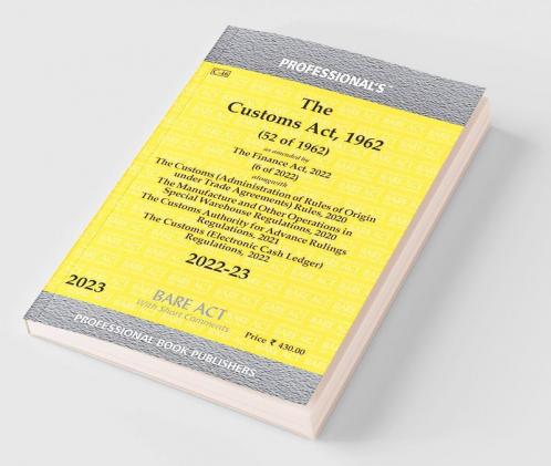 Customs Act 1962 as amended by Finance Act 2021 alongwith Rules & Regulations