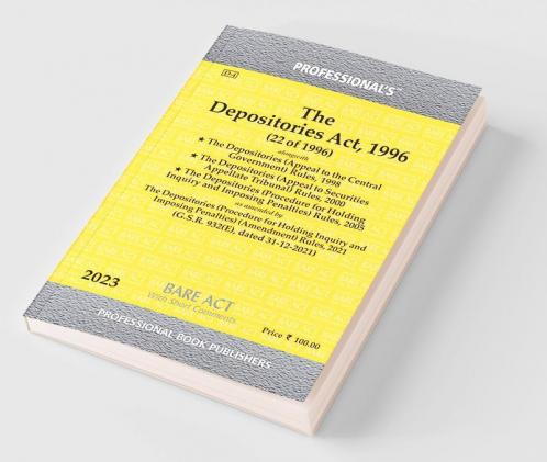 Depositories Act 1996 alongwith Rules