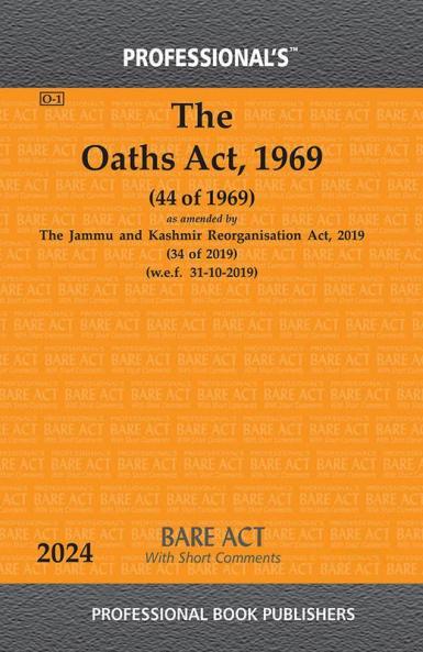 Oaths Act 1969 as amended by Jammu and Kashmir Reorganisation Act 2019