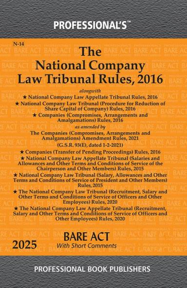 National Company Law Tribunal Rules 2016