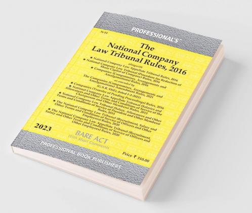 National Company Law Tribunal Rules 2016
