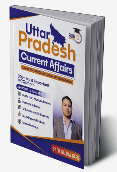 Uttar Pradesh Current Affairs MCQs for 2022 (English Print Edition) by Study IQ Publications