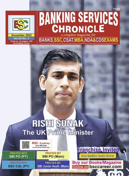 BSC Monthly Magazine for BANKSSSCCSATMBANDA&CDS EXAMS- December’22