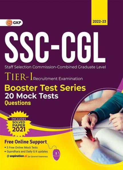 SSC 2023 : CGL Tier I - Booster Test Series - 20 Mock Tests (Questions)
