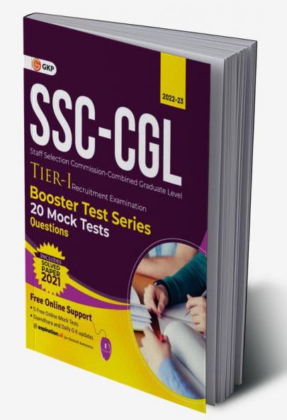 SSC 2023 : CGL Tier I - Booster Test Series - 20 Mock Tests (Questions)