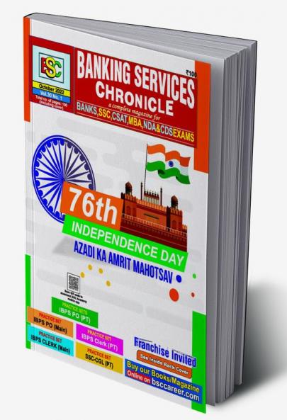 BSC Monthly Magazine for BANKSSSCCSATMBANDA&CDS EXAMS- October'22
