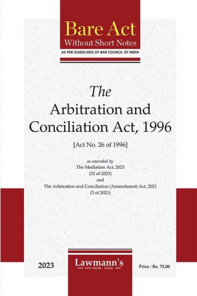 The Arbitration and Conciliation Act 1996