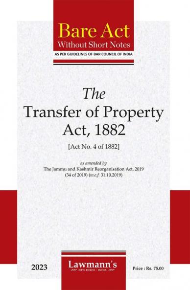 The Transfer of Property Act 1882