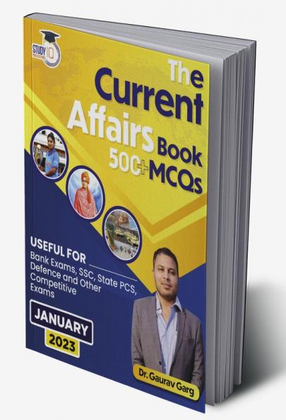 500+ MCQ's Current Affairs Book January 2023 By Dr. Gaurav Garg (English Edition)