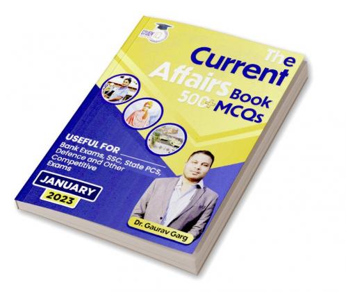 500+ MCQ's Current Affairs Book January 2023 By Dr. Gaurav Garg (English Edition)