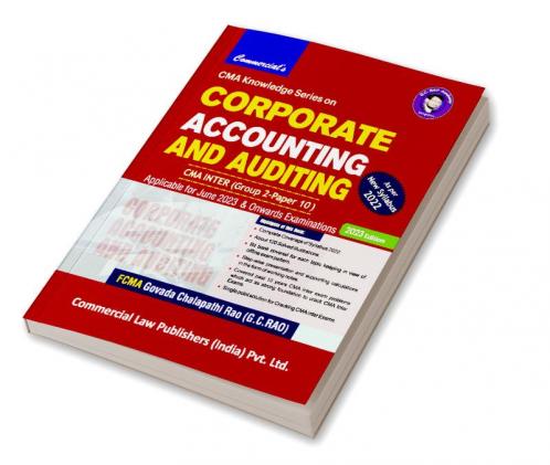 Corporate Accounting and Auditing (CMA Inter  G -2 Paper- 10)