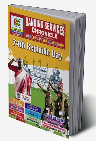 BSC Monthly Magazine for BANKSSSCCSATMBANDA&CDS EXAMS- March'23