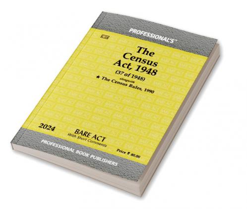 Census Act 1948 alongwith Census Rules 1990