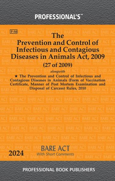 Prevention and Control of Infectious and Contagious Diseases in Animals Act 2009