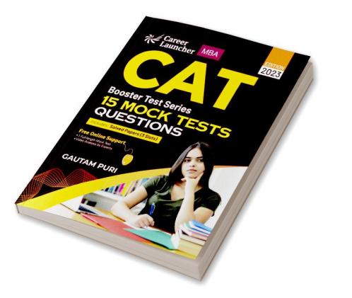 CAT 2023 : Booster Test Series - 15 Mock Tests (Questions) by GKP