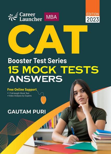 CAT 2023 : Booster Test Series - 15 Mock Tests (Answer) by GKP