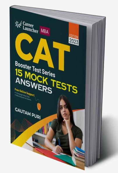 CAT 2023 : Booster Test Series - 15 Mock Tests (Answer) by GKP