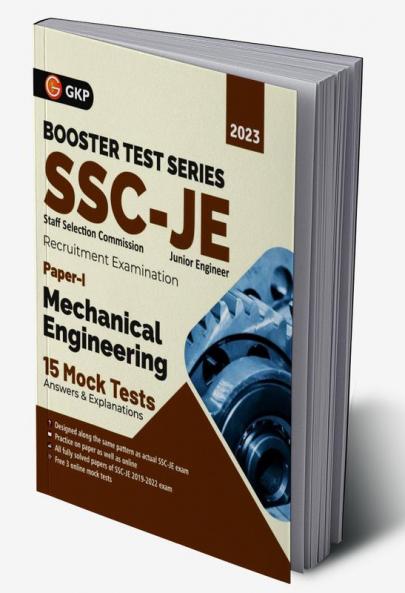 SSC: Booster Test Series - JE Paper I - Mechanical Engineering - 15 Mock Tests Answers
