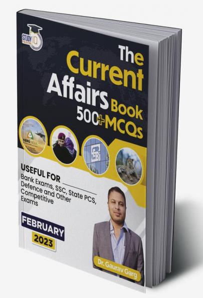 500+ MCQ's Current Affairs Book February 2023 By Dr. Gaurav Garg (English Edition)