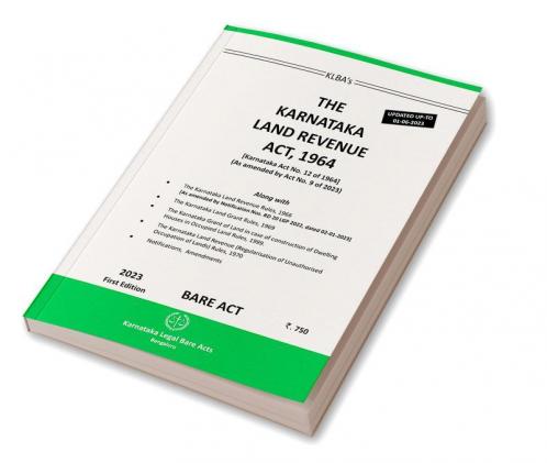 The Karnataka Land Revenue Act1964(English)(2023 Edition)