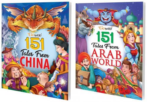 151 Tales from China and 151 Tales from Arab World Combo of 2 Books I Perfect match for growing children By Gowoo