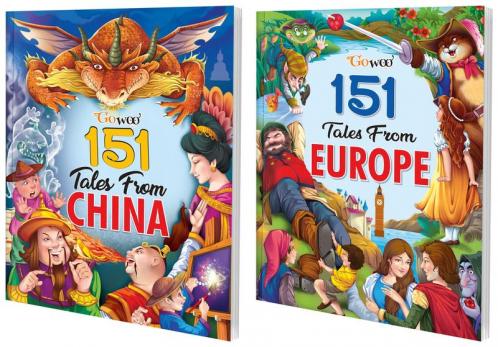 151 Tales from China and 151 Tales from Europe Having fun with stories a Combo of 2 Books By Gowoo