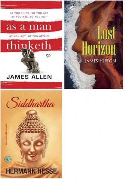 As a Man Thinketh + Lost Horizon + Siddhartha (Hardback)