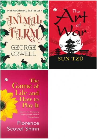 Animal Farm + The Art of War + The Game of Life and How to Play It (Hardback)