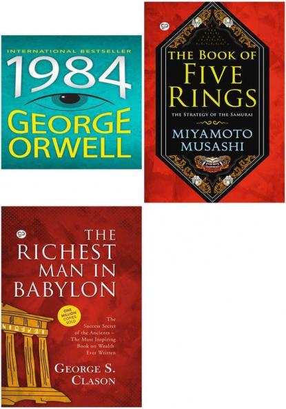 1984 + The Book of Five Rings + The Richest Man in Babylon (Hardback)
