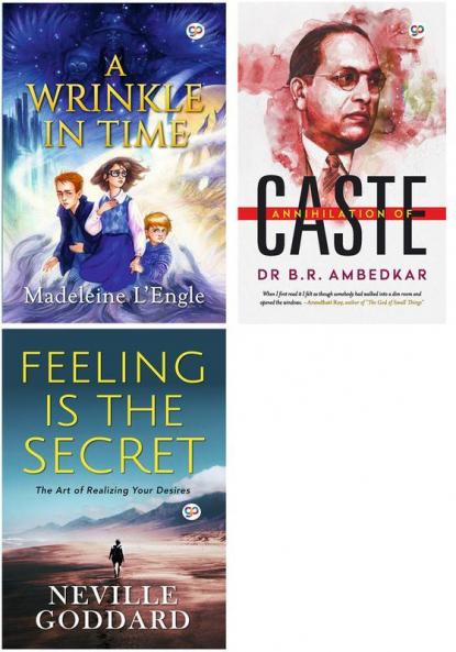 A Wrinkle in Time + Annihilation of Caste + Feeling is the Secret (Paperback)