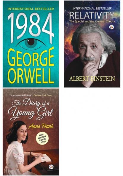 1984 + Relativity + The Diary of a Young Girl (Paperback)