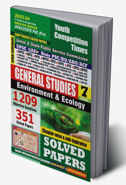 2023-24 State PSC (Pre) General Studies Vol.7 Environment & Ecology Solved Papers