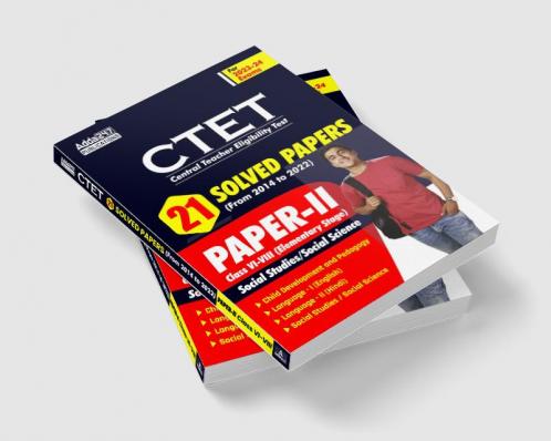 CTET Paper- II  21 Solved Papers (2014-2022) (English Printed Edition) By Adda247