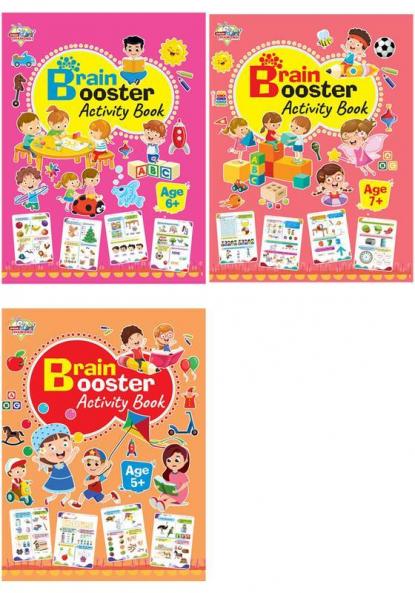 Bundle of Brain Booster Activity Books (5+ years old)