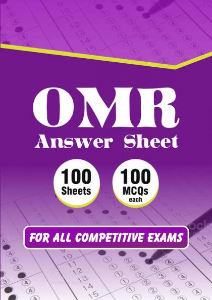 Practise OMR Sheets For All Exams 100 Sheets Of 100 MCQs: