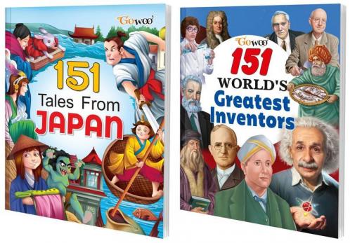 151 Tales from Japan and 151 World’s Great Inventors I Set of 2 Books I Must Read Stories for Kids By Gowoo
