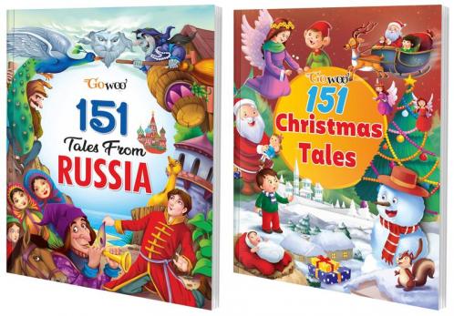 151 Tales from Russia and 151 Christmas Tales I Combo pack of 2 Books I 300+ stories for your kids By Gowoo