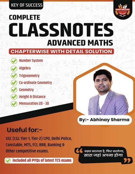 ADVANCED MATHS CLASSNOTES