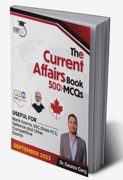 500+ MCQ's Current Affairs Book September 2023 By Dr. Gaurav Garg (English Edition)