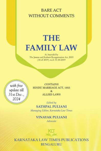 The Family Law - Bare Acts without comments