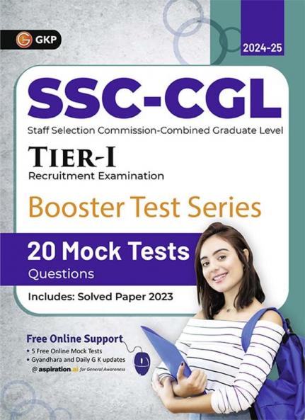 GKP SSC 2025 : CGL Tier I - Booster Test Series - 20 Mock Tests (Questions)